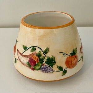 Yankee Candle Cornucopia and Pumpkin Candle Topper